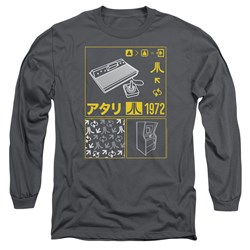 Atari - Mens Kanji Squares Long Sleeve T-Shirt
