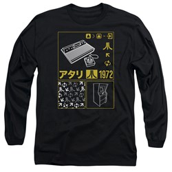 Atari - Mens Kanji Squares Long Sleeve T-Shirt
