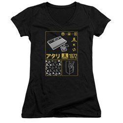Atari - Juniors Kanji Squares V-Neck T-Shirt
