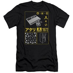 Atari - Mens Kanji Squares Slim Fit T-Shirt