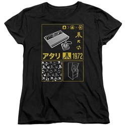 Atari - Womens Kanji Squares T-Shirt