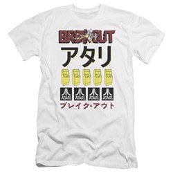 Atari - Mens Breakout Repeat Premium Slim Fit T-Shirt