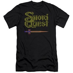 Atari - Mens 8 Bit Sword Premium Slim Fit T-Shirt