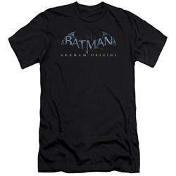 Batman Arkham Origins - Mens Logo Premium Slim Fit T-Shirt