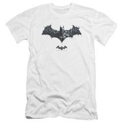Batman Arkham Origins - Mens Bat Of Enemies Premium Slim Fit T-Shirt