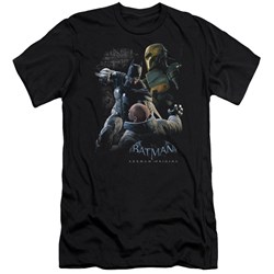 Batman Arkham Origins - Mens Punch Premium Slim Fit T-Shirt