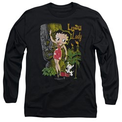Betty Boop - Mens Luau Lady Long Sleeve T-Shirt