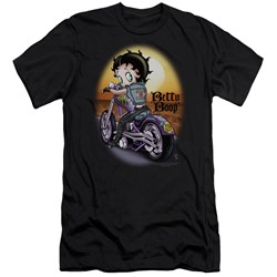 Betty Boop - Mens Wild Biker Premium Slim Fit T-Shirt
