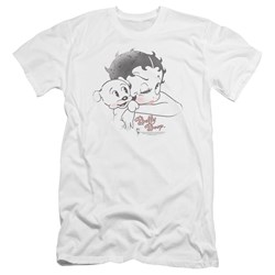 Betty Boop - Mens Vintage Wink Premium Slim Fit T-Shirt