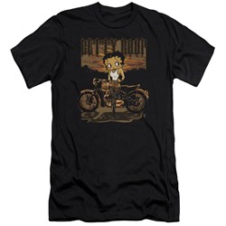 Betty Boop - Mens Rebel Rider Premium Slim Fit T-Shirt