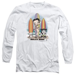 Betty Boop - Mens Surfers Long Sleeve T-Shirt