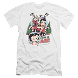 Betty Boop - Mens I Want It All Premium Slim Fit T-Shirt