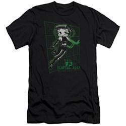 Betty Boop - Mens Virtual Boop Premium Slim Fit T-Shirt