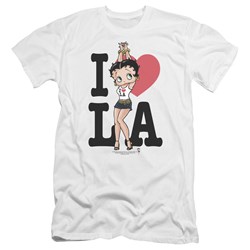 Betty Boop - Mens I Heart La Premium Slim Fit T-Shirt