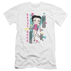 Betty Boop - Mens Booping 80S Style Premium Slim Fit T-Shirt