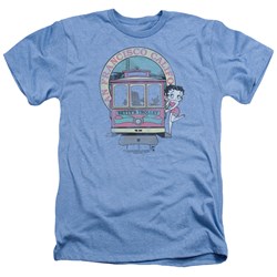 Betty Boop - Mens Bettys Trolley Heather T-Shirt