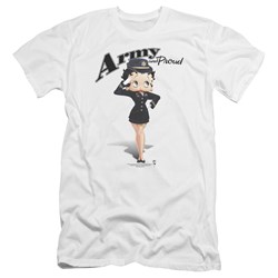 Betty Boop - Mens Army Boop Premium Slim Fit T-Shirt