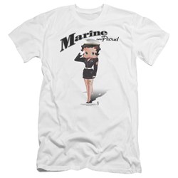 Betty Boop - Mens Marine Boop Premium Slim Fit T-Shirt