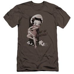 Betty Boop - Mens Out Of Control Premium Slim Fit T-Shirt