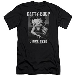 Betty Boop - Mens On The Line Premium Slim Fit T-Shirt