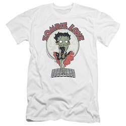 Betty Boop - Mens Breezy Zombie Love Premium Slim Fit T-Shirt
