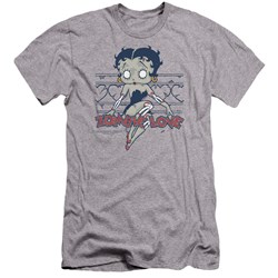 Betty Boop - Mens Zombie Pinup Premium Slim Fit T-Shirt
