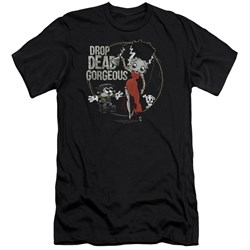Betty Boop - Mens Drop Dead Gorgeous Premium Slim Fit T-Shirt