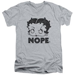 Betty Boop - Mens Boop Nope V-Neck T-Shirt