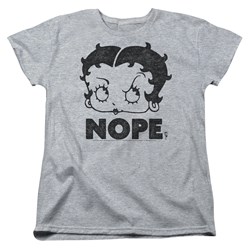 Betty Boop - Womens Boop Nope T-Shirt