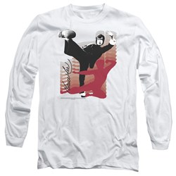 Bruce Lee - Mens Kick It Long Sleeve T-Shirt