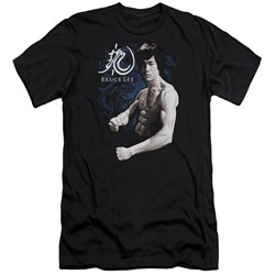 Bruce Lee - Mens Dragon Stance Premium Slim Fit T-Shirt