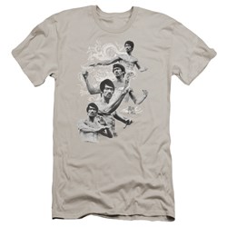 Bruce Lee - Mens In Motion Premium Slim Fit T-Shirt