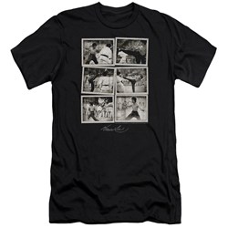 Bruce Lee - Mens Snap Shots Premium Slim Fit T-Shirt