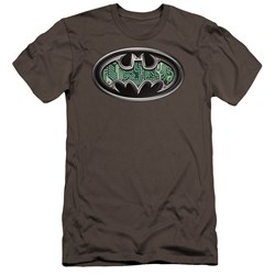Batman - Mens Circuitry Shield Premium Slim Fit T-Shirt