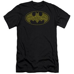 Batman - Mens Type Logo Premium Slim Fit T-Shirt
