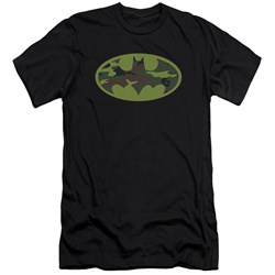 Batman - Mens Camo Logo Premium Slim Fit T-Shirt
