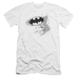 Batman - Mens I Am Vengeance Premium Slim Fit T-Shirt
