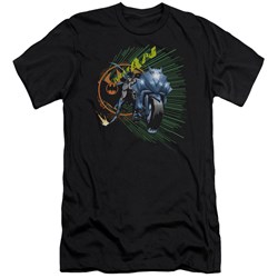 Batman - Mens Batcycle Premium Slim Fit T-Shirt