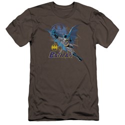 Batman - Mens Cape Outstretched Premium Slim Fit T-Shirt