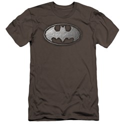 Batman - Mens Duct Tape Logo Premium Slim Fit T-Shirt