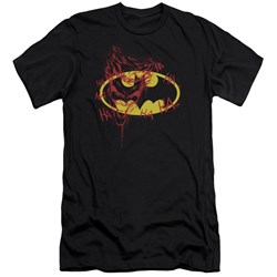 Batman - Mens Joker Graffiti Premium Slim Fit T-Shirt