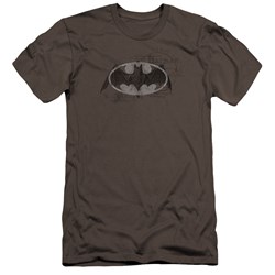 Batman - Mens Arcane Bat Logo Premium Slim Fit T-Shirt