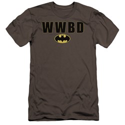 Batman - Mens Wwbd Logo Premium Slim Fit T-Shirt