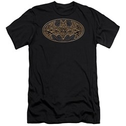 Batman - Mens Aztec Bat Logo Premium Slim Fit T-Shirt