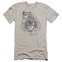 Batman - Mens Batmans Face Premium Slim Fit T-Shirt