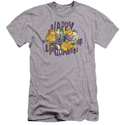 Batman - Mens Ha Ha Halloween Premium Slim Fit T-Shirt