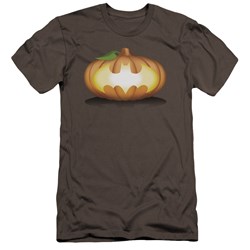 Batman - Mens Bat Pumpkin Logo Premium Slim Fit T-Shirt