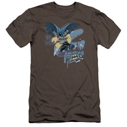 Batman - Mens Into The Night Premium Slim Fit T-Shirt
