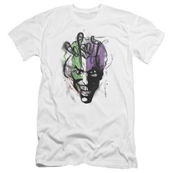 Batman - Mens Joker Airbrush Premium Slim Fit T-Shirt