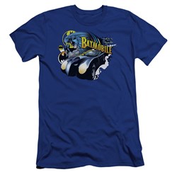 Batman - Mens Batmobile Premium Slim Fit T-Shirt